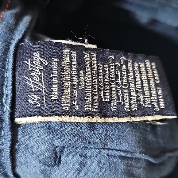 34 Heritage Straight Courage Jeans Blue Size 31 - Picture 6 of 8